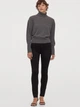 Джинсы Skinny женские H&M 0399201 24-30 Черные (7000000000140) - изображение 4