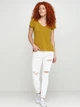 Джинси Slim Fit жіночі H&M 0561659 34 Білі (KAY2000000717975) - зображення 3
