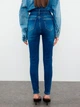 Джинси Skinny жіночі Trendyol TWOAW25JE00000 34 Сині (8683049980827) - зображення 2