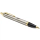 Ручка шариковая Parker IM UKRAINE Brushed Metal GT BP Трезубец - изображение 3