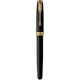 Ручка перова Parker SONNET Matte Black Lacquer GT FP F - зображення 2