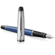 Ручка перьевая Waterman EXPERT Deluxe Metallic Blue CT FP F - изображение 3