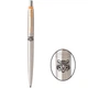 Ручка кулькова Parker JOTTER ZODIAC Stainless Steel GT BP Тигр - зображення 1