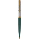 Ручка шариковая Parker PARKER 51 Premium Forest Green GT BP - изображение 1