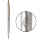 Ручка кулькова Parker JOTTER UKRAINE Stainless Steel GT BP Тризуб з пшеницею - зображення 1