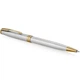 Подарунковий набір Parker SONNET Stainless Steel GT RB+BP (ролер + кулькова) - зображення 4
