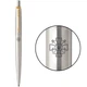 Ручка кулькова Parker JOTTER ARMY Stainless Steel GT BP Емблема ВМС ЗСУ - зображення 1