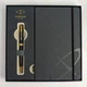 Подарунковий набір Parker SONNET Black Lacquer GT BP (кулькова ручка + блокнот Parker) - зображення 4