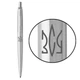 Ручка кулькова Parker JOTTER UKRAINE Stainless Steel CT BP Тризуб ЗСУ (глад.) - зображення 1