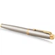 Ручка перьевая Parker IM Premium Warm Silver GT FP F - изображение 3