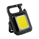 Аккумуляторный портативный фонарик - брелок c карабином и магнитом LED COB 500 mAh - изображение 1