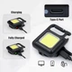 Аккумуляторный портативный фонарик - брелок c карабином и магнитом LED COB 500 mAh - изображение 4