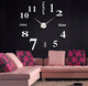 Часы настенные 3D "DIY CLOCK" от 60 до 120см Silver (ZH213-S) - изображение 10