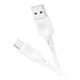 Кабель Micro Borofone BX113 Silicone 2.4A Білий - зображення 1