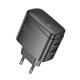 Сетевое зарядное устройство Hoco CS63A 1USB/1USB-C PD65W/QC GAN Черный - изображение 1
