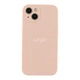 Чохол Silicone Case Full Size with Frame для iPhone 13 Колір 60.Crem Yellow - изображение 15