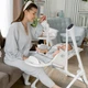 Стільчик-качеля 3 в 1 CARRELLO Triumph (Каррелло Триумф) CRL-10302 Grey / Cloud Grey Заколисуючий центр сенсорна панель - зображення 2