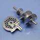Шнек, решетка и нож мясорубки Moulinex HV8, DKA1, DKA2, DKA213E, DKA24E, ME60, ME605, ME611, ME62, ME606, ME65 - изображение 1