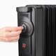 Масляный обогреватель BLACK+DECKER 1500 Вт, площадь обогрева 15 кв.м., напольный, черный (BXRA1500E) - изображение 2