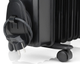 Масляный обогреватель BLACK+DECKER 1500 Вт, площадь обогрева 15 кв.м., напольный, черный (BXRA1500E) - изображение 4