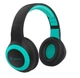 Навушники Celebrat A23 Bluetooth у повнорозмірному дизайні чорно-синього кольору. - зображення 1
