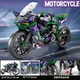 Детский конструктор мотоцикл Motorcycle 458 деталей Фиолетовый - изображение 4