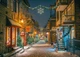 Фотолистівка Cardsforsoul Вуличка з магазинами у святковому декорі 10,5 Х 14,8 см - зображення 1