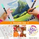 Набор акварельных двусторонних скетч-маркеров для рисования Color brush 168 штук в cумке - изображение 8