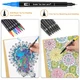 Набор акварельных двусторонних скетч-маркеров для рисования Color brush 168 штук в cумке - изображение 9