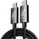 Кабель USB4 Type-C - Type-C PD 240W 8K/60Hz 40Гбіт/с Thunderbolt 4 0.2 м - зображення 1