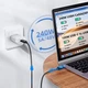 Кабель USB4 Type-C - Type-C PD 240W 8K/60Hz 40Гбіт/с Thunderbolt 4 0.2 м - зображення 4