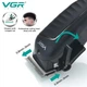 Машинка для стрижки волос аккумуляторная с дисплеем VGR V-683 Pro Черный 4 насадки - изображение 3