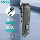 Машинка для стрижки волос аккумуляторная с дисплеем VGR V-683 Pro Черный 4 насадки - изображение 5