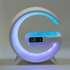 Акустична система 3 в 1 з бездротовою зарядкою та лампою BT/TF/Wireless Charger/USB/FM/AUX/Clock - зображення 2
