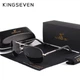 Мужские поляризационные солнцезащитные очки KINGSEVEN K725 Gun Grey - изображение 1