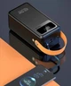 Портативне зарядне Power Bank PX691D 60000mAh, повербанк з ліхтариком та 2 USB портами - зображення 5