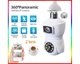 Камера видеонаблюдения PTZ-Lamp 2MP 1080P WiFi в патрон E27 с режимом ночного видения V09 - изображение 5