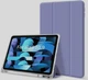 Силіконовий чохол обкладинка Transparent + Pencil Holder BBM1 для iPad 10 2022/2024 10,9"/iPad 11" 2025 (A16) Сіро-Фіолетовий - зображення 1