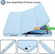 Силиконовый чехол обложка + Pencil Direct Charge + Pencil Holder BBM1 для iPad Air 4 2020/Air 5 2022 10,9"/Air 11" 2024(M2)/2025(M3)/2026(M4) Голубой - изображение 3