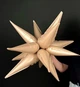 Воздушный шар "3D звезда сборная" 65 см., цвет - бежевый - изображение 2