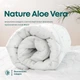 Одеяло ТЕП. Природа Aloe Vera membrana print 350 зимнее -180х210 - изображение 2