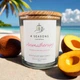 Соевая ароматическая свеча Mango and Coconut Milk, 200 мл, хлопковый фитиль, ручная работа, 39ч - изображение 1