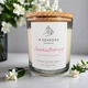 Соевая ароматическая свеча Honeysuckle Jasmine, 200 мл, хлопковый фитиль, ручная работа, 39ч - изображение 1