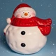 Рождественская Аромасвеча в кашпо Снеговик 4 Seasons Candles 100 мл - соевый воск - изображение 5