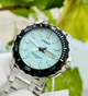 Мужские часы CASIO MTD-125D-2A2VDF в серебристом исполнении с бирюзовым циферблатом - изображение 4