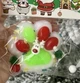 Игрушка антистресс рождественская Тапо-Лапка сквиш с шариками Кошачья Лапа тренд з ТикТок Разноцветная - изображение 1
