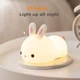 Детская силиконовая LED лампа - ночник RGB с аккумулятором / сенсорная регулированая яркость и смена цветов - изображение 3