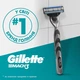 Сменные картриджи для бритья (лезвия кассеты) мужские Gillette Mach 3 кассеты 12 шт - изображение 8