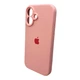 Защитный чехол-накладка Silicone Full Case AA Camera Protect for Apple iPhone 16 Pink (FullAAi16-41) - изображение 2