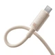 Кабель Baseus Habitat Series Fast Charging Cable Type-C to Type-C 100W 2m Wheat Pink (P10360202421-01) - зображення 2